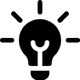 a light bulb